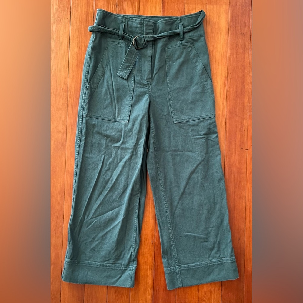 NWOT Madewell Green Belted Pants - 6